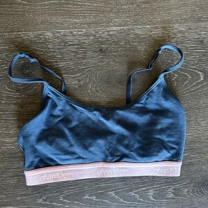 Calvin Klein Women's Dark Blue Bralette